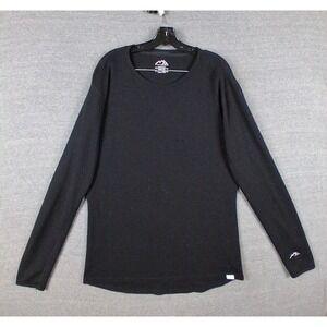 Merinotech Mens Shirt XL Black 100% Merino Wool 250 Baselayer Ski Hiking Outdoor